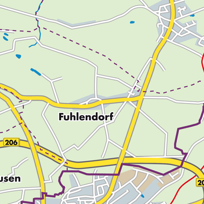 Übersichtsplan Fuhlendorf