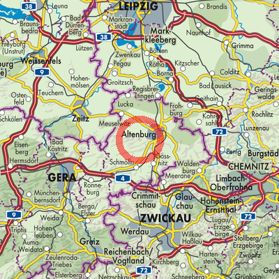 Landkarte Göhren