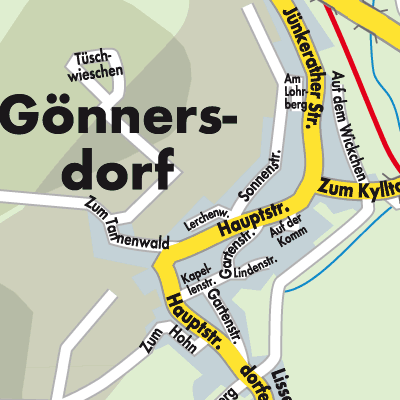 Stadtplan Gönnersdorf