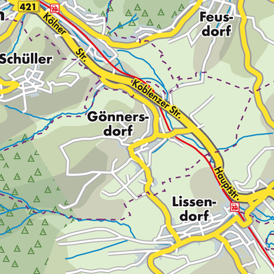 Übersichtsplan Gönnersdorf