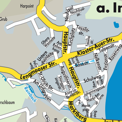 Stadtplan Gars am Inn