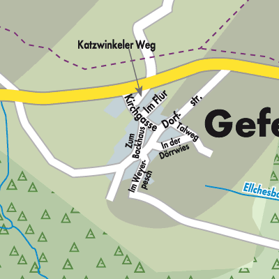 Stadtplan Gefell