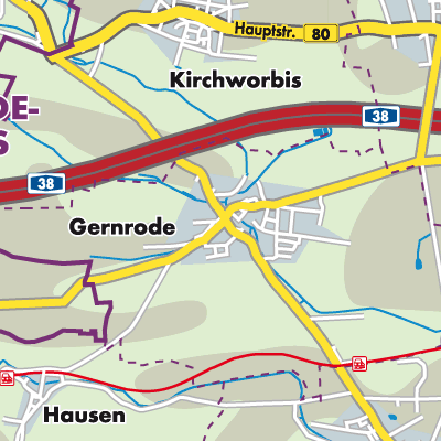 Übersichtsplan Gernrode