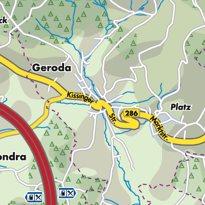 Übersichtsplan Geroda