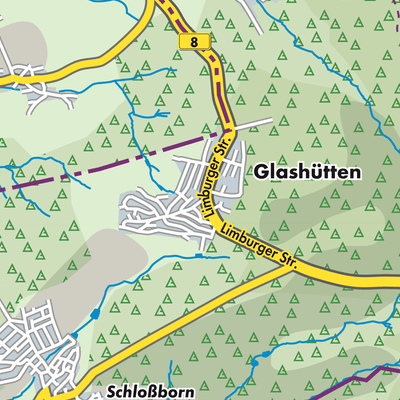 Übersichtsplan Glashütten