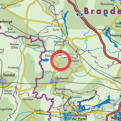 Landkarte Gollenberg