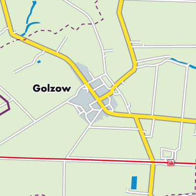 Übersichtsplan Golzow
