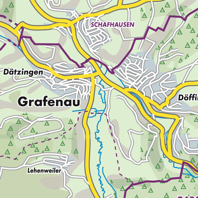 Übersichtsplan Grafenau