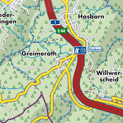 Übersichtsplan Greimerath