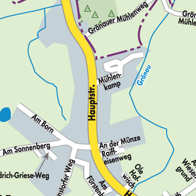 Stadtplan Groß Grönau