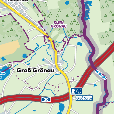 Übersichtsplan Groß Grönau