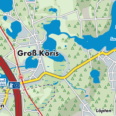 Übersichtsplan Groß Köris
