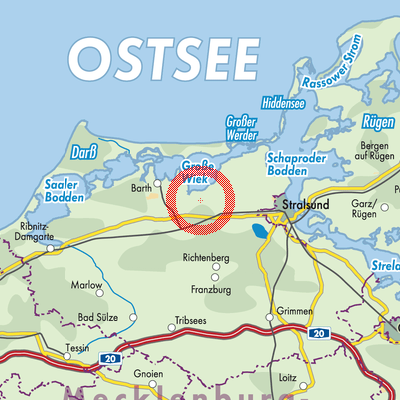 Landkarte Groß Kordshagen