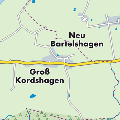 Übersichtsplan Groß Kordshagen