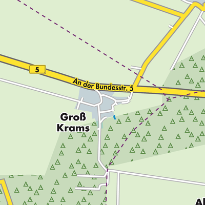 Übersichtsplan Groß Krams