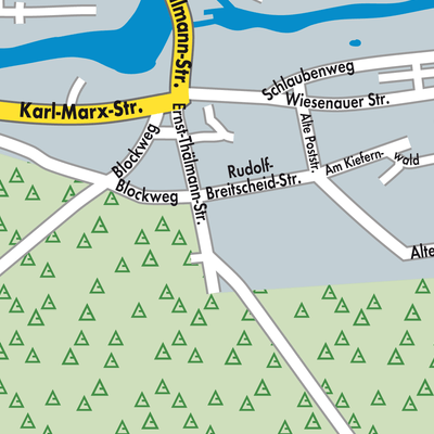 Stadtplan Groß Lindow