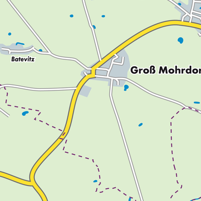 Übersichtsplan Groß Mohrdorf