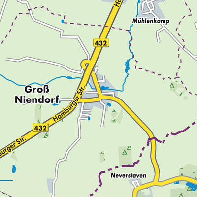 Übersichtsplan Groß Niendorf