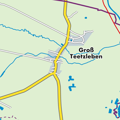 Übersichtsplan Groß Teetzleben