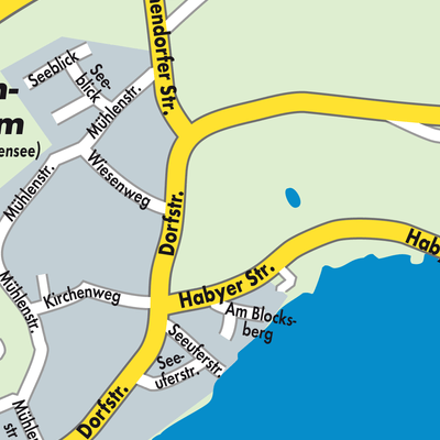 Stadtplan Groß Wittensee