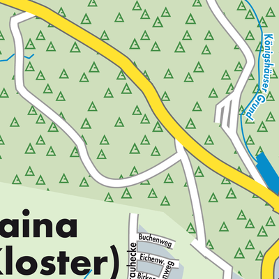 Stadtplan Haina (Kloster)
