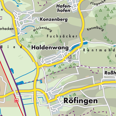 Übersichtsplan Haldenwang