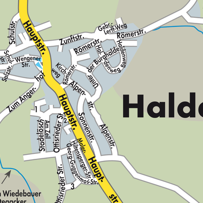 Stadtplan Haldenwang