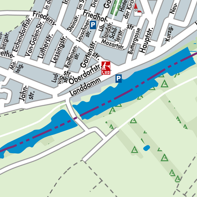 Stadtplan Hamm am Rhein