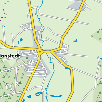 Übersichtsplan Hanstedt
