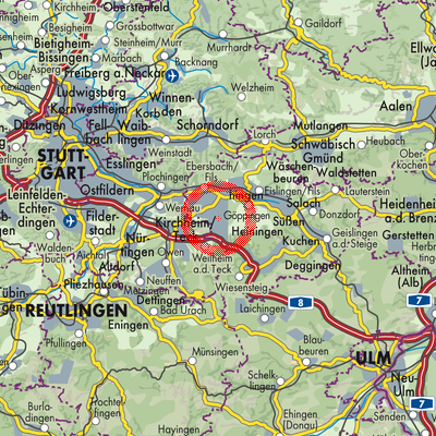 Landkarte Hattenhofen