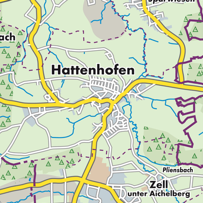 Übersichtsplan Hattenhofen