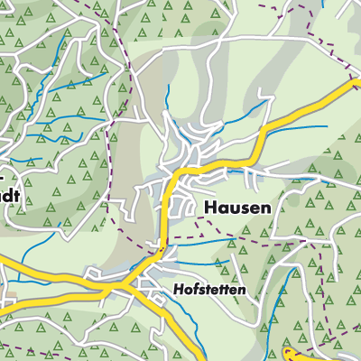 Übersichtsplan Hausen