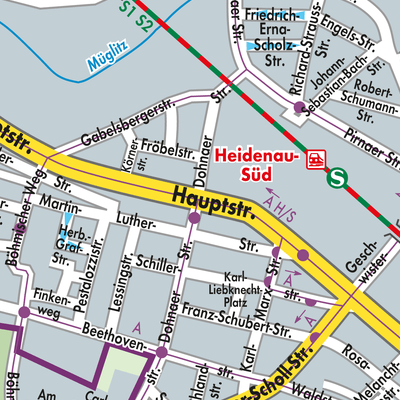 Stadtplan Heidenau