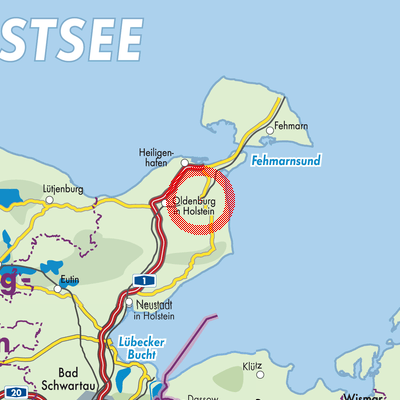 Landkarte Heringsdorf