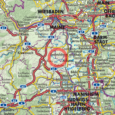 Landkarte Hillesheim