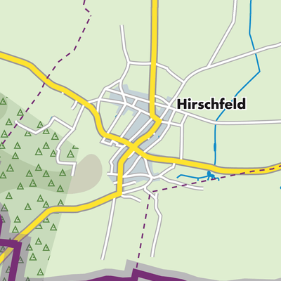 Übersichtsplan Hirschfeld