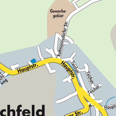 Stadtplan Hirschfeld
