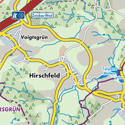 Übersichtsplan Hirschfeld