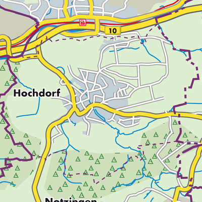 Übersichtsplan Hochdorf