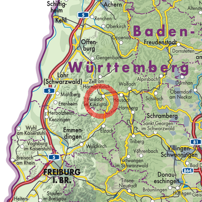 Landkarte Hofstetten