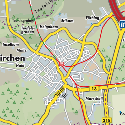 Übersichtsplan Holzkirchen