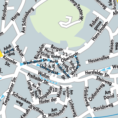 Stadtplan Homberg (Efze)