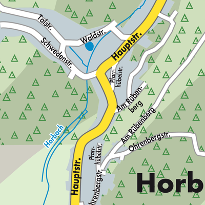 Stadtplan Horbach