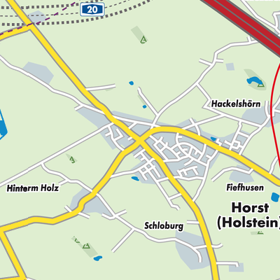Übersichtsplan Horst