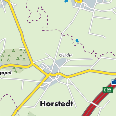 Übersichtsplan Horstedt