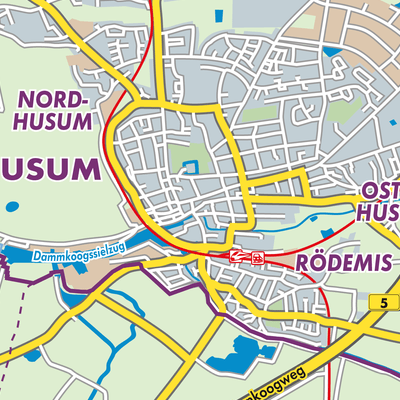 Übersichtsplan Husum