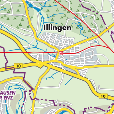 Übersichtsplan Illingen