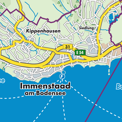 Übersichtsplan Immenstaad am Bodensee