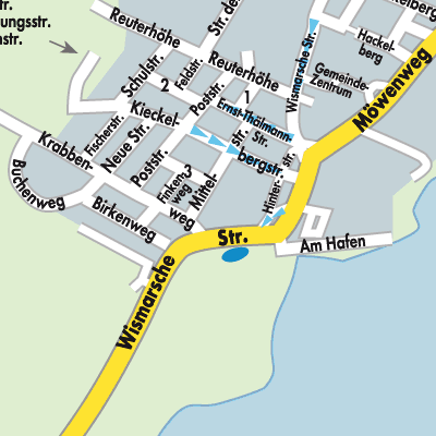 Stadtplan Insel Poel