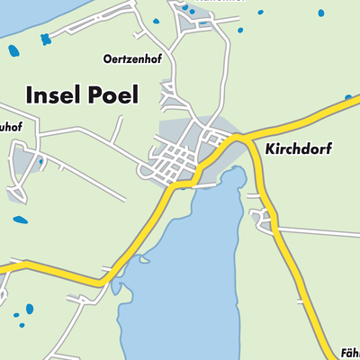Übersichtsplan Insel Poel